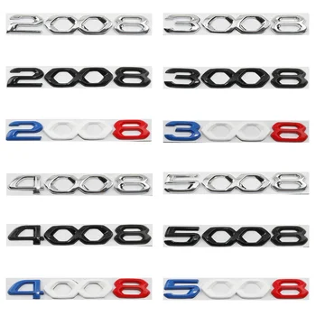 Automobilių 3D Metalo Galiniai Kamieno Raidžių Žodis Logotipas Ženklelis Emblema Lipdukai Lipdukas, Skirtas 