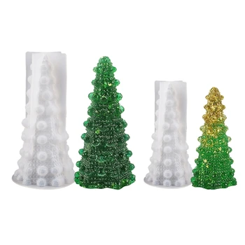 3D Kalėdų Medžio Derva Pelėsių Pušies Silikono Formos 
