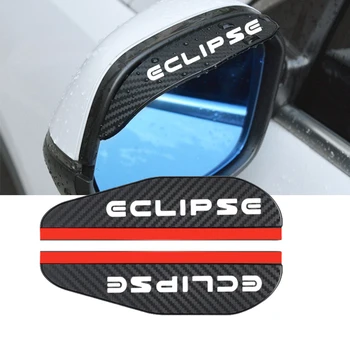 2x Automobilio galinio vaizdo Veidrodėlis, Lietaus Antakių Raštas Lietaus Įklija, Mitsubishi Eclipse Weatherstrip Lietaus apsauga Auto Priedai