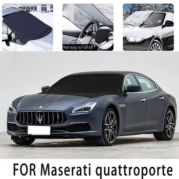 Automobilių sniegu padengti Maserati quattroporte Snowblock šilumos izoliacija skėtį nuo saulės Antifrizas vėjo, Šalčio prevencijos automobilių reikmenys