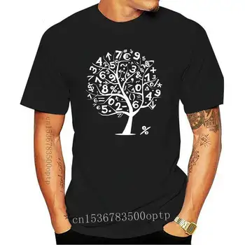 Naujas 2021 100% medvilnės matematika matematika medžio vyrų marškinėliai atsitiktinis trumpas rankovės juokinga vyrų marškinėlius kietas prarasti matematikos t-shirt mens tee marškinėliai viršų