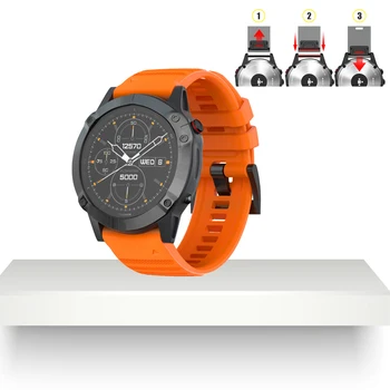 Smart Watch Band Dirželiai Garmin Fenix 6 6S 6X 5X 5 5S 3 3HR Pirmtakas 935 945 Greito Atleidimo Dirželis su Silikono Apyrankė