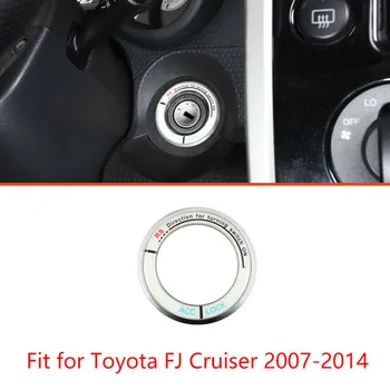 Patvarus Naudinga spynelės Apdaila Pakeitimo Pradėti Mygtuką, Priedai Aliuminio Toyota FJ Cruiser 07-2014