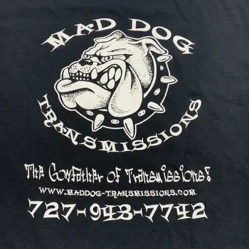 Derliaus Mad Dog Transmisijos marškinėliai Krikštatėvis Perdavimo Vyrai yra Didelis, ilgomis rankovėmis
