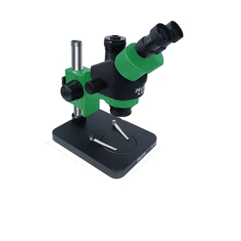 LR-M3T-B1 Trinokulinis Mikroskopu 7X-45X Zoom Mobiliojo Telefono PCB Lenta Remonto HD Kamera, LED Šviesos Stereo Mikroskopas Įrankis
