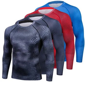 Lauko Šilumos Apatiniai Vyrams 3D Spausdinimo Termo Marškinėliai Sportiniai Marškinėliai Quick Dry Apatiniai Vyrų Pižama, Palaidinės, Dviračių 2023 Naujas