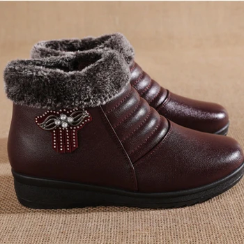 2023winterwomen tai ShoesflatFleece Ponios Žiemos Batai Lauko Cottonshoes neslidus Shoeswarm Minkštas Vienintelis ShoesFashion Žiemos Batai