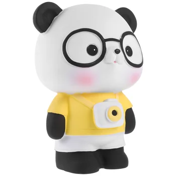 Panda Piggy Bank Monetos Taupymo Puodą Dekoratyvinis Turėtojas Puošmena Gimtadienio Dovanos Lauke Jar Vinilo Mielas Pinigų Už Kūrybinę Vaikų Vaikai