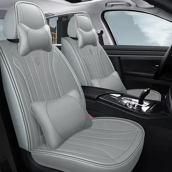 Universalus Dirbtinė Oda Automobilių Sėdynės Padengti Bmw 5 Serijos F10 F11 G30 G31 E39 E60 E61 F07 F18 G38 Interjero Priedai