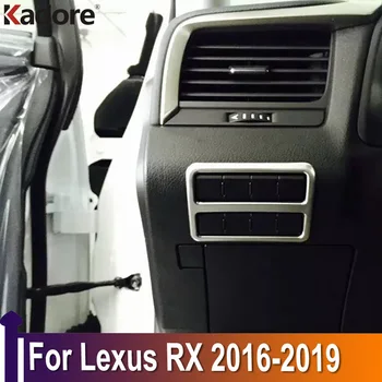 Už Lexus RX 2016 2017 2018 2019 Interjero Aksesuarų priešakinėms Apdailos Dangtelio Apdaila Lipdukas Automobilio Stilius Matinis