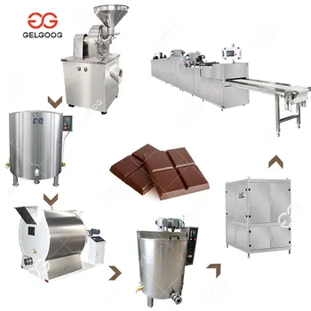 Nerūdijančio Plieno Daugiafunkcinis Automatinė Šokoladas Liejimo Perdirbimo Gamybos Linijos Mašinų Šokolado Gamybos Mašina