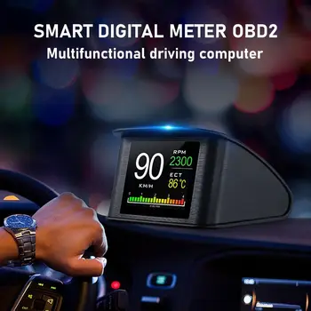 OBD2 Automobilių Head Up Display Automobilį Saugiai Auto Elektronikos Priedai Pažangus Skaitmeninis Matuoklis greičio viršijimo Signalas Car Navigator Automobilį