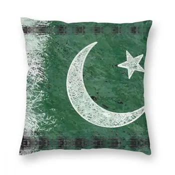 Pakistano Vėliavos Zindabad Mesti Pagalvę Padengti Poliesterio Dekoratyvinės Pagalvės Kūrybos Pillowcover Namų Dekoro