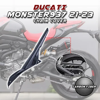 Už Ducati Monster 937 2017 2019 2020 2021 2022 2023 100% 3K Sausas Anglies Pluošto Grandinės Apsaugas Padengti Motociklo Modifikuotų Purvasargiai