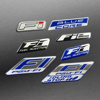 3D Motociklas Paspirtukas FI EFI Kuro Įpurškimo Sistema Logotipas Atspindintis Etiketes ir Lipdukus HONA YAMAHA SUZUKI