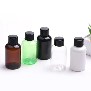 50ml Tuščias Mini Plastikinio Butelio Moterų PET Makiažas Saugojimo Kosmetikos Buteliukai Miltelių eterinis Aliejus Paketo Konteinerių kosmetika