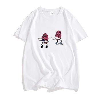 Kalifornijos Razinų Saulės Co Rap Show Tshirts VYRŲ Mados 100% Medvilnės T Shirts Prasme Dizainas Harajuku T-shirts Estetinės Viršų